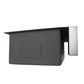 Nantucket Sinks Pro Series 30" Rectangle Undermount Brushed Satin 304 Stainless Steel Single Bowl Patented Design Apron Kitchen Sink