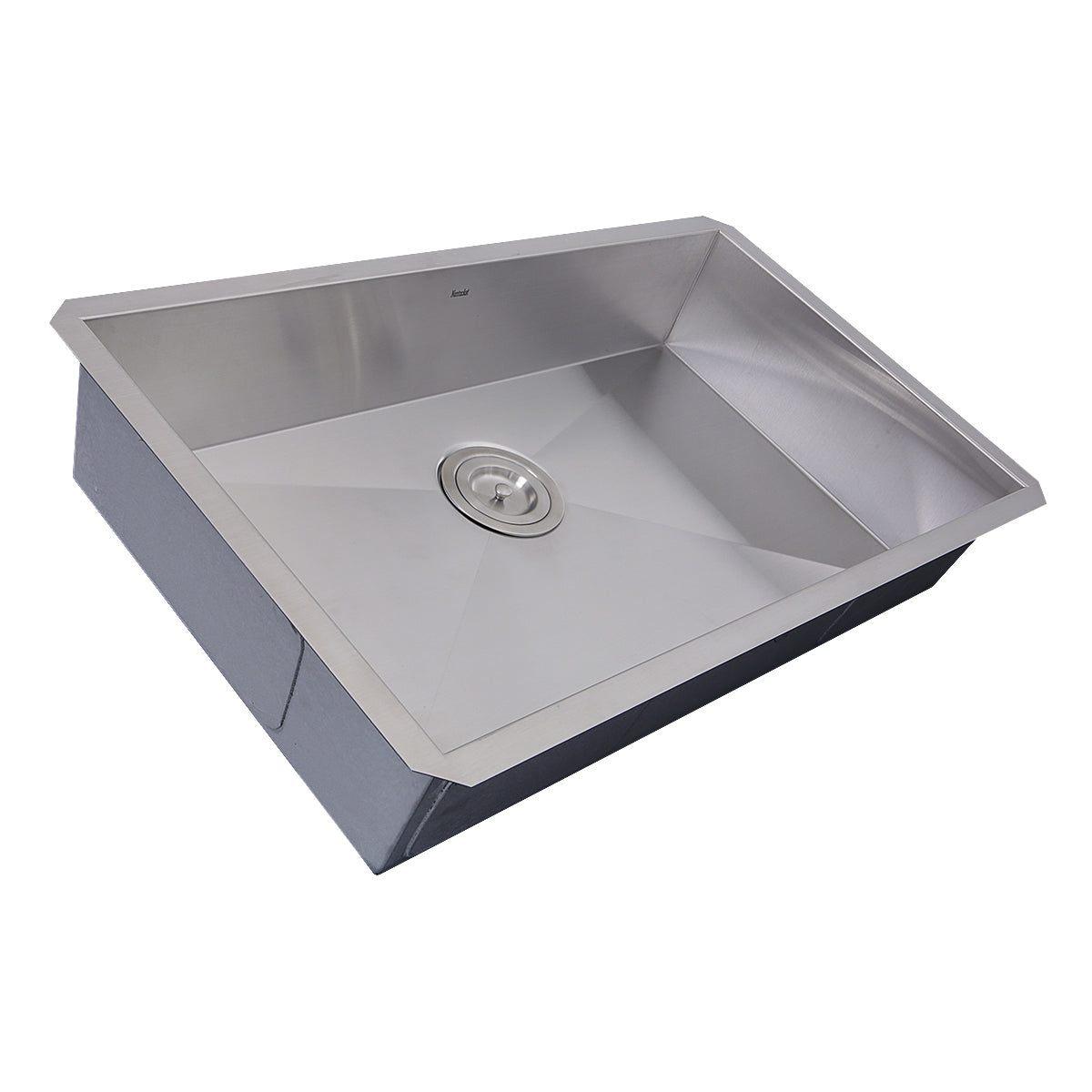 Nantucket Sinks Pro Series 30" Rectangle Undermount Brushed Satin 304 Stainless Steel Single Bowl Zero Radius Kitchen Sink