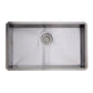 Nantucket Sinks Pro Series 30" Rectangle Undermount Brushed Satin 304 Stainless Steel Single Bowl Zero Radius Kitchen Sink