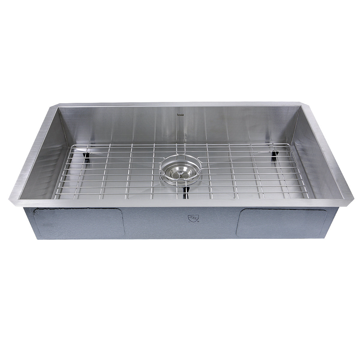 Nantucket Sinks Pro Series 30" Rectangle Undermount Brushed Satin 304 Stainless Steel Single Bowl Zero Radius Kitchen Sink