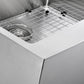 Nantucket Sinks Pro Series 30" Rectangle Undermount Brushed Satin Silver 304 Stainless Steel Single Bowl Farmhouse Apron Kitchen Sink
