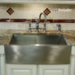 Nantucket Sinks Pro Series 30" Rectangle Undermount Brushed Satin Silver 304 Stainless Steel Single Bowl Farmhouse Apron Kitchen Sink