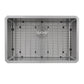 Nantucket Sinks Pro Series 30" Rectangle Undermount Brushed Satin Silver 304 Stainless Steel Single Bowl Small Radius Corners Kitchen Sink