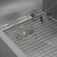 Nantucket Sinks Pro Series 32" Rectangle Undermount Brushed Satin Silver 304 Stainless Steel Single Bowl Small Radius Kitchen Sink With Offset Drain