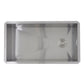 Nantucket Sinks Pro Series 32" Rectangle Undermount Brushed Satin Silver 304 Stainless Steel Single Bowl Small Radius Kitchen Sink With Offset Drain