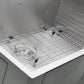 Nantucket Sinks Pro Series 32" Rectangle Undermount Brushed Satin Silver 304 Stainless Steel Single Bowl Zero Radius Kitchen Sink
