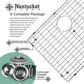 Nantucket Sinks Pro Series 33" Rectangle Drop-in Brushed Satin Silver 304 Stainless Steel Single Bowl Zero Radius 16-Gauge 3-Hole Kitchen Sink
