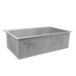 Nantucket Sinks Pro Series 33" Rectangle Drop-in Brushed Satin Silver 304 Stainless Steel Single Bowl Zero Radius 16-Gauge 3-Hole Kitchen Sink