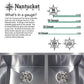 Nantucket Sinks Pro Series 33" Rectangle Drop-in Brushed Satin Silver 304 Stainless Steel Single Bowl Zero Radius 16-Gauge 3-Hole Kitchen Sink