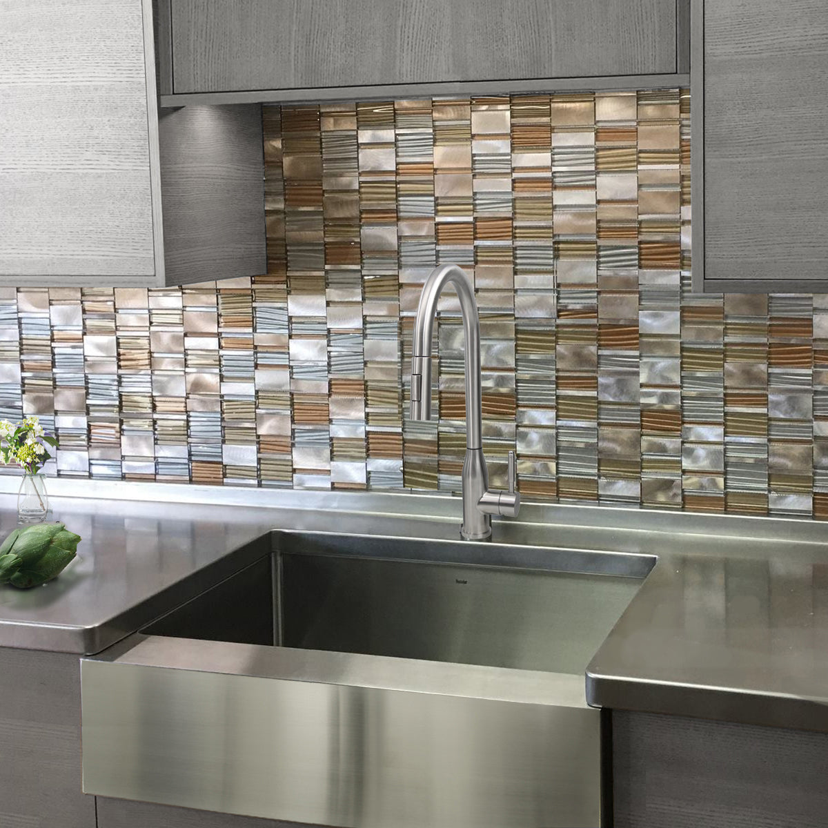 Nantucket Sinks Pro Series 33" Rectangle Undermount Brushed Satin 304 Stainless Steel Single Bowl Patented Design Apron Kitchen Sink