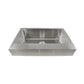 Nantucket Sinks Pro Series 33" Rectangle Undermount Brushed Satin 304 Stainless Steel Single Bowl Patented Design Kitchen Sink With 5.5-Inch Apron Front