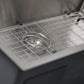 Nantucket Sinks Pro Series 36" Rectangle Undermount Brushed Satin Silver 304 Stainless Steel Single Bowl Small Radius Corners Kitchen Sink