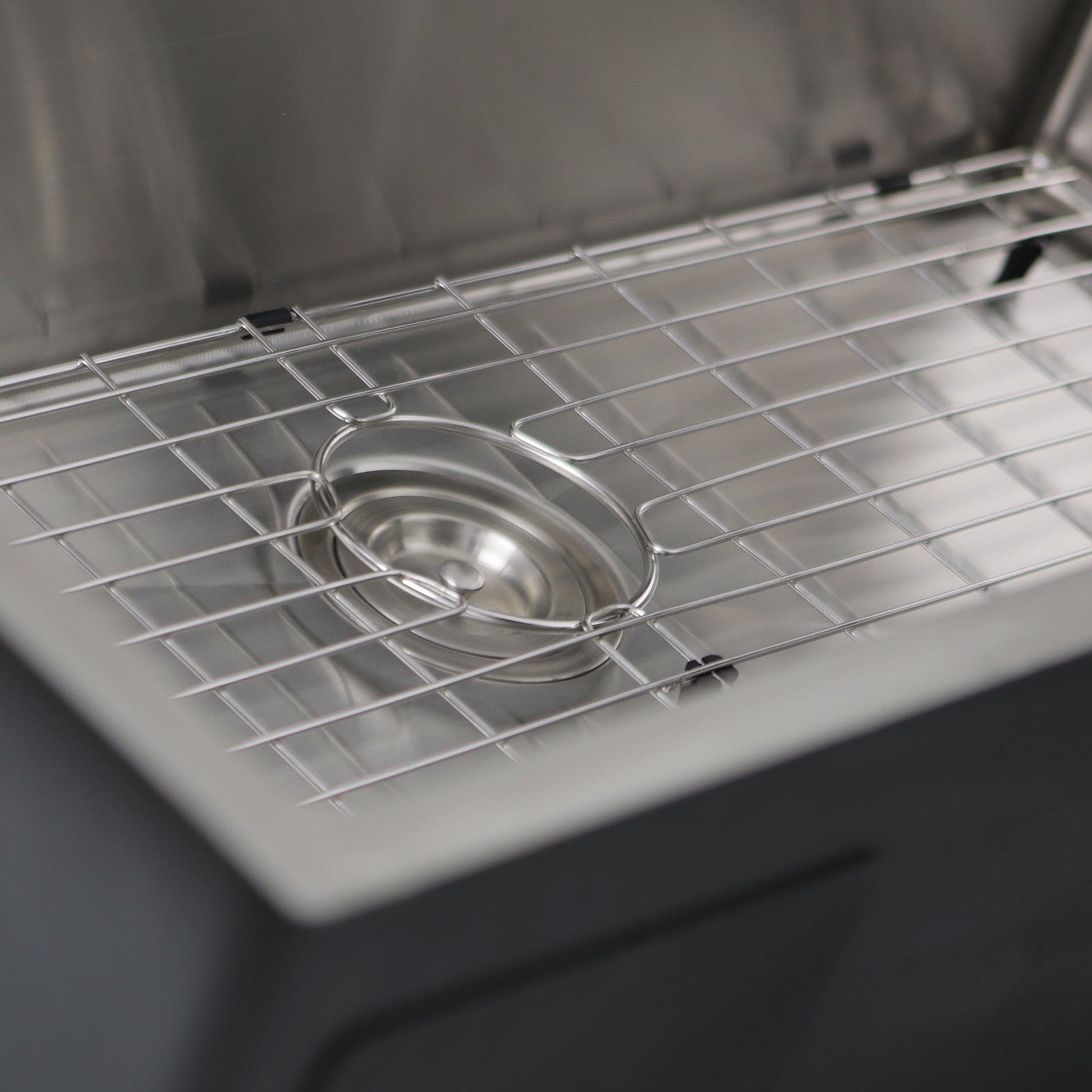 Nantucket Sinks Pro Series 36" Rectangle Undermount Brushed Satin Silver 304 Stainless Steel Single Bowl Small Radius Corners Kitchen Sink
