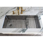 Nantucket Sinks Pro Series Undermount Stainless Steel Kitchen Sink With Compatible Accessories