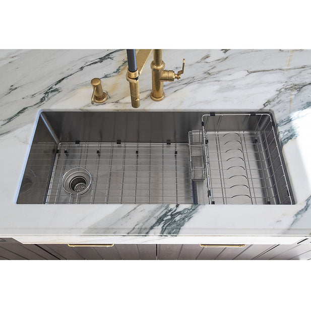 Nantucket Sinks Pro Series Undermount Stainless Steel Kitchen Sink With Compatible Accessories