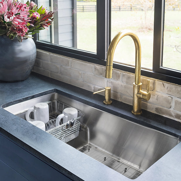 Nantucket Sinks Pro Series Undermount Stainless Steel Kitchen Sink With Compatible Accessories