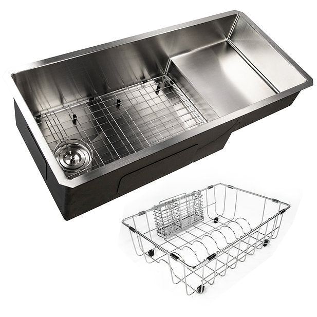 Nantucket Sinks Pro Series Undermount Stainless Steel Kitchen Sink With Compatible Accessories