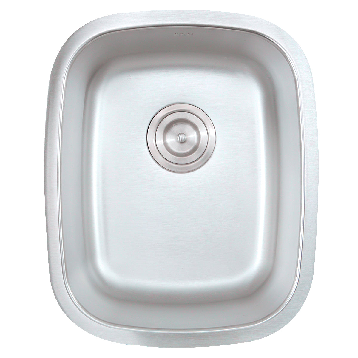 Nantucket Sinks Quidnet Collection 19" Rectangle Undermount Brushed Satin 304 Stainless Steel Single Bowl 18-Gauge Bar/Prep Sink