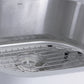 Nantucket Sinks Sconset Collection 24" D-Bowl Undermount Brushed Satin Silver 304 Stainless Steel Single Bowl 16-Gauge Kitchen Sink