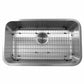 Nantucket Sinks Sconset Collection 30" Rectangle Undermount Brushed Satin 304 Stainless Steel Single Bowl 10" Deep Kitchen Sink
