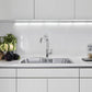 Nantucket Sinks Sconset Collection 35" Irregular Undermount Brushed Satin 304 Stainless Steel Double Bowl Kitchen Sink