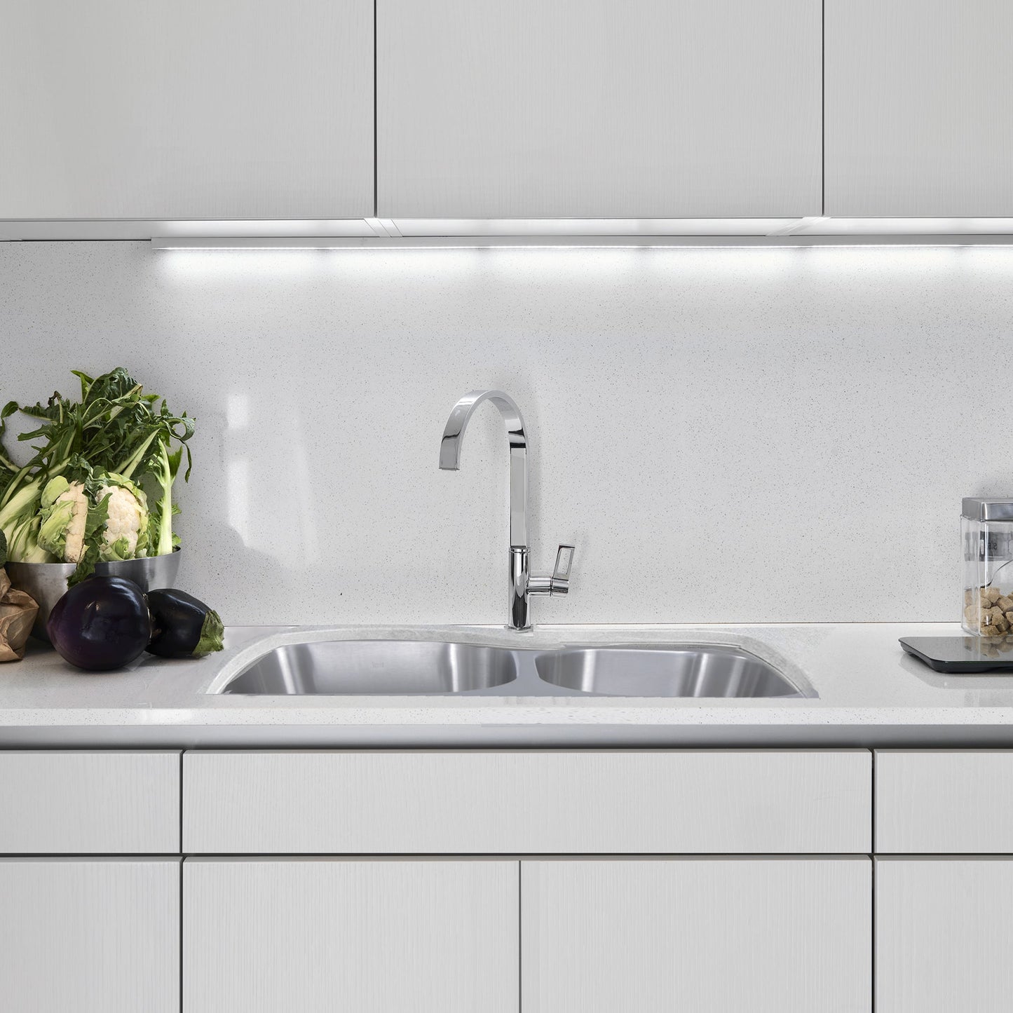 Nantucket Sinks Sconset Collection 35" Irregular Undermount Brushed Satin 304 Stainless Steel Double Bowl Kitchen Sink