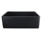 Nantucket Sinks Vineyard 30" Fireclay Farmhouse Apron Black Kitchen Sink