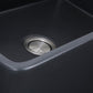 Nantucket Sinks Vineyard 30" Fireclay Farmhouse Apron Black Kitchen Sink