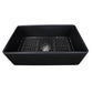 Nantucket Sinks Vineyard 33" Fireclay Farmhouse Apron Black Kitchen Sink