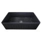 Nantucket Sinks Vineyard 33" Fireclay Farmhouse Apron Black Kitchen Sink