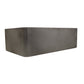 Nantucket Sinks Vineyard Collection 30" Rectangle Undermount Porcelain Enamel Glaze Concrete Grey Fireclay Single Bowl Farmhouse Apron Kitchen Sink With Concrete Finish
