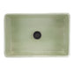 Nantucket Sinks Vineyard Collection 30" Rectangle Undermount Porcelain Enamel Glaze Light Green Fireclay Single Bowl Farmhouse Apron Kitchen Sink With Shabby Green Finish