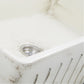 Nantucket Sinks Vineyard Collection 30" Rectangle Undermount Porcelain Enamel Glaze Pale Yellow Fireclay Single Bowl Farmhouse Apron Kitchen Sink With Shabby Straw Finish