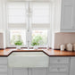 Nantucket Sinks Vineyard Collection 30" Rectangle Undermount Porcelain Enamel Glaze Pale Yellow Fireclay Single Bowl Farmhouse Apron Kitchen Sink With Shabby Straw Finish