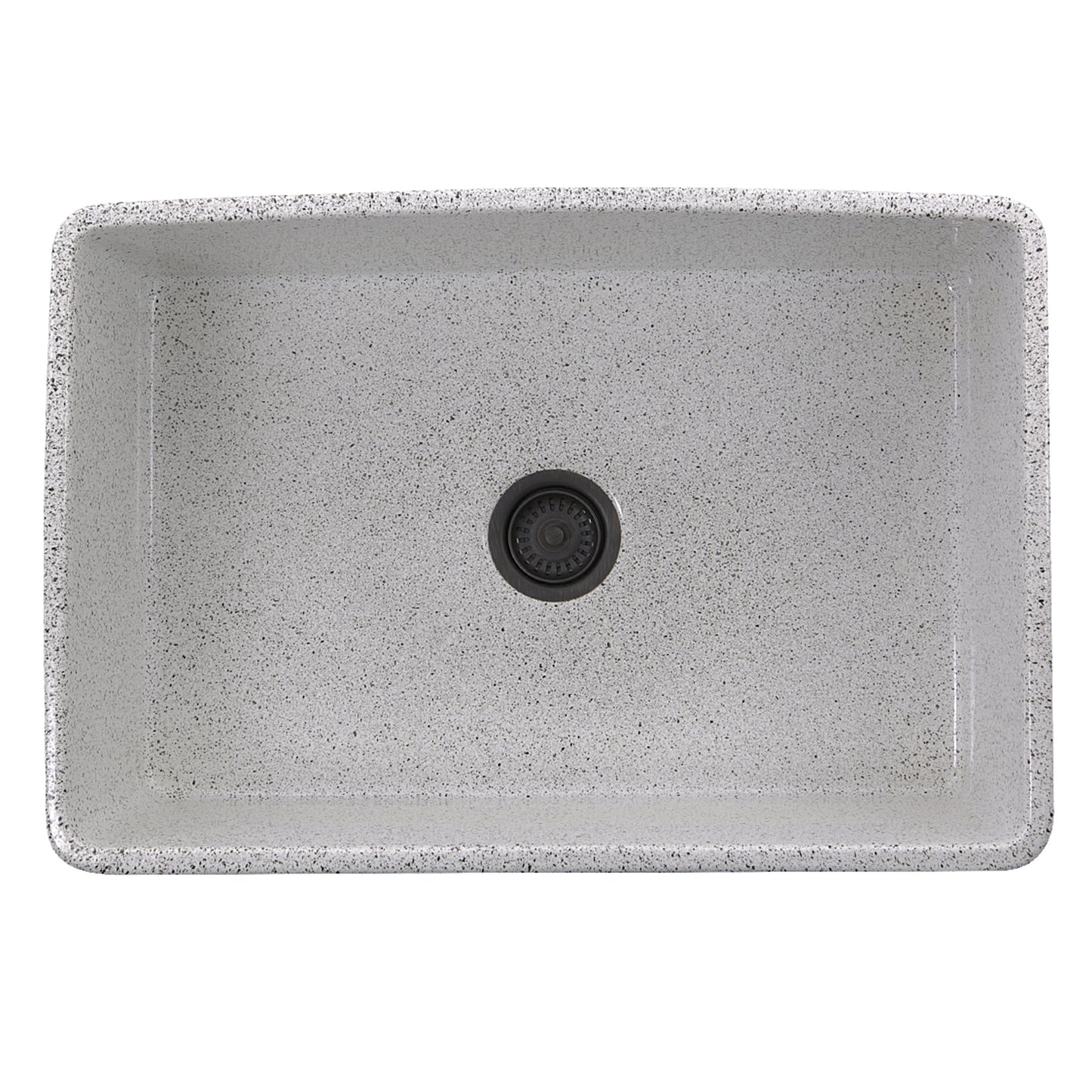 Nantucket Sinks Vineyard Collection 30" Rectangle Undermount Porcelain Enamel Glaze Various neutrals Fireclay Single Bowl Farmhouse Apron Kitchen Sink With Pietra Sarda Finish