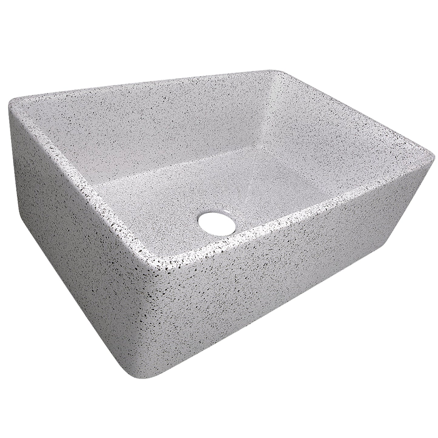 Nantucket Sinks Vineyard Collection 30" Rectangle Undermount Porcelain Enamel Glaze Various neutrals Fireclay Single Bowl Farmhouse Apron Kitchen Sink With Pietra Sarda Finish