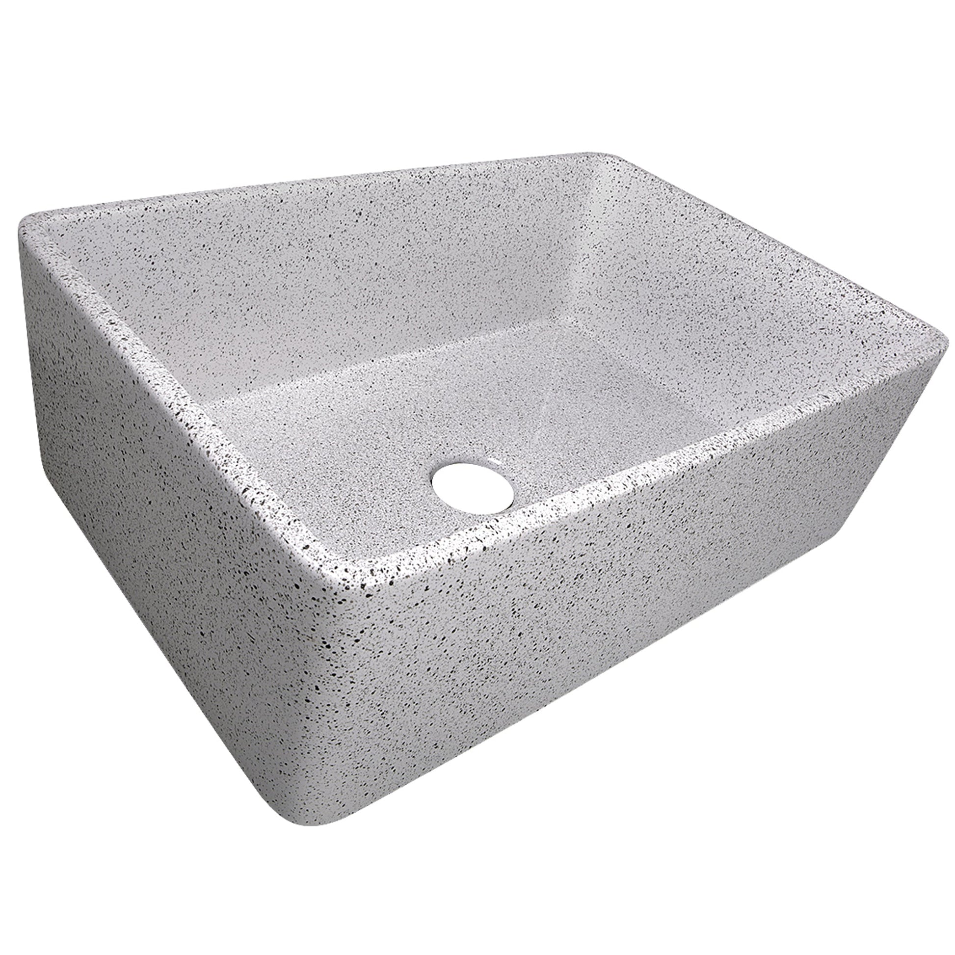 Nantucket Sinks Vineyard Collection 30" Rectangle Undermount Porcelain Enamel Glaze Various neutrals Fireclay Single Bowl Farmhouse Apron Kitchen Sink With Pietra Sarda Finish