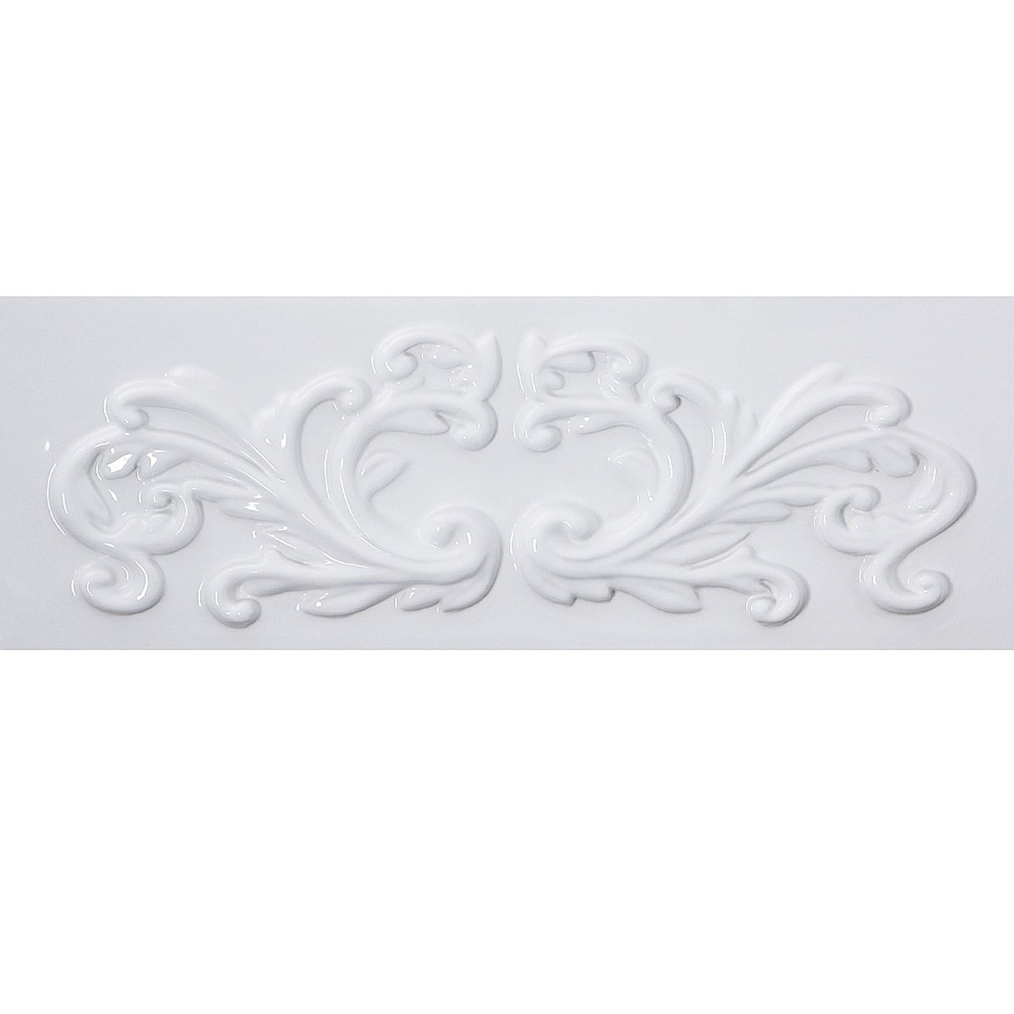 Nantucket Sinks Vineyard Collection 30" Rectangle Undermount Porcelain Enamel Glaze White Fireclay Single Bowl Farmhouse Kitchen Sink With Filigree Apron
