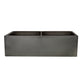 Nantucket Sinks Vineyard Collection 33" Rectangle Undermount Porcelain Enamel Glaze Concrete Grey Fireclay Double Bowl Farmhouse Apron Kitchen Sink With Concrete Finish