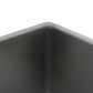 Nantucket Sinks Vineyard Collection 33" Rectangle Undermount Porcelain Enamel Glaze Concrete Grey Fireclay Double Bowl Farmhouse Apron Kitchen Sink With Concrete Finish
