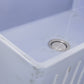 Nantucket Sinks Vineyard Collection 33" Rectangle Undermount Porcelain Enamel Glaze Light Blue Fireclay Single Bowl Farmhouse Apron Kitchen Sink With Shabby Sugar Finish