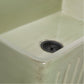 Nantucket Sinks Vineyard Collection 33" Rectangle Undermount Porcelain Enamel Glaze Light Green Fireclay Single Bowl Farmhouse Apron Kitchen Sink With Shabby Green Finish
