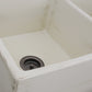 Nantucket Sinks Vineyard Collection 33" Rectangle Undermount Porcelain Enamel Glaze Pale Yellow Fireclay Double Bowl Farmhouse Apron Kitchen Sink With Shabby Straw Finish