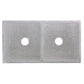 Nantucket Sinks Vineyard Collection 33" Rectangle Undermount Porcelain Enamel Glaze Various neutrals Fireclay Double Bowl Farmhouse Apron Kitchen Sink With Pietra Sarda Finish