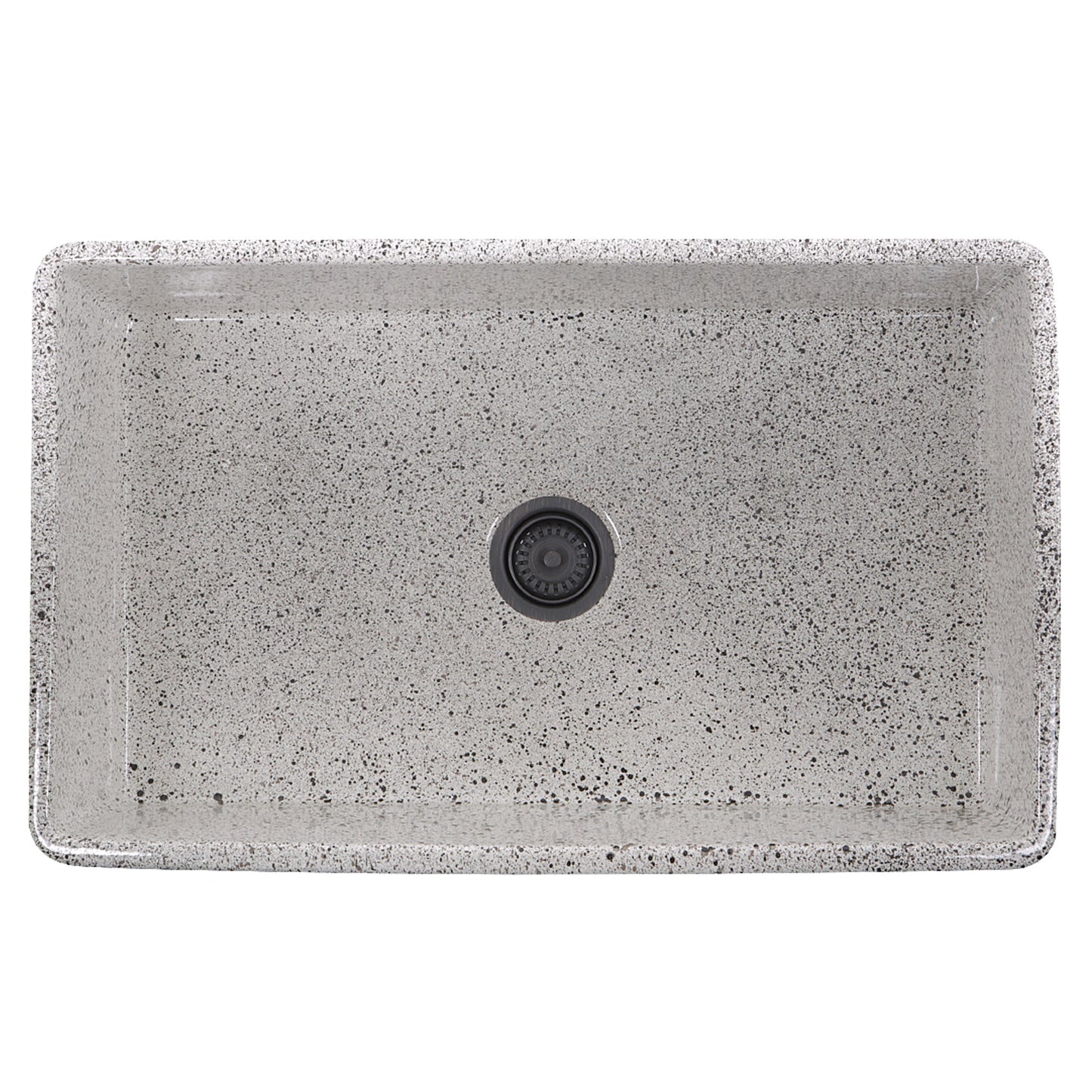 Nantucket Sinks Vineyard Collection 33" Rectangle Undermount Porcelain Enamel Glaze Various neutrals Fireclay Single Bowl Farmhouse Apron Kitchen Sink With Pietra Sarda Finish