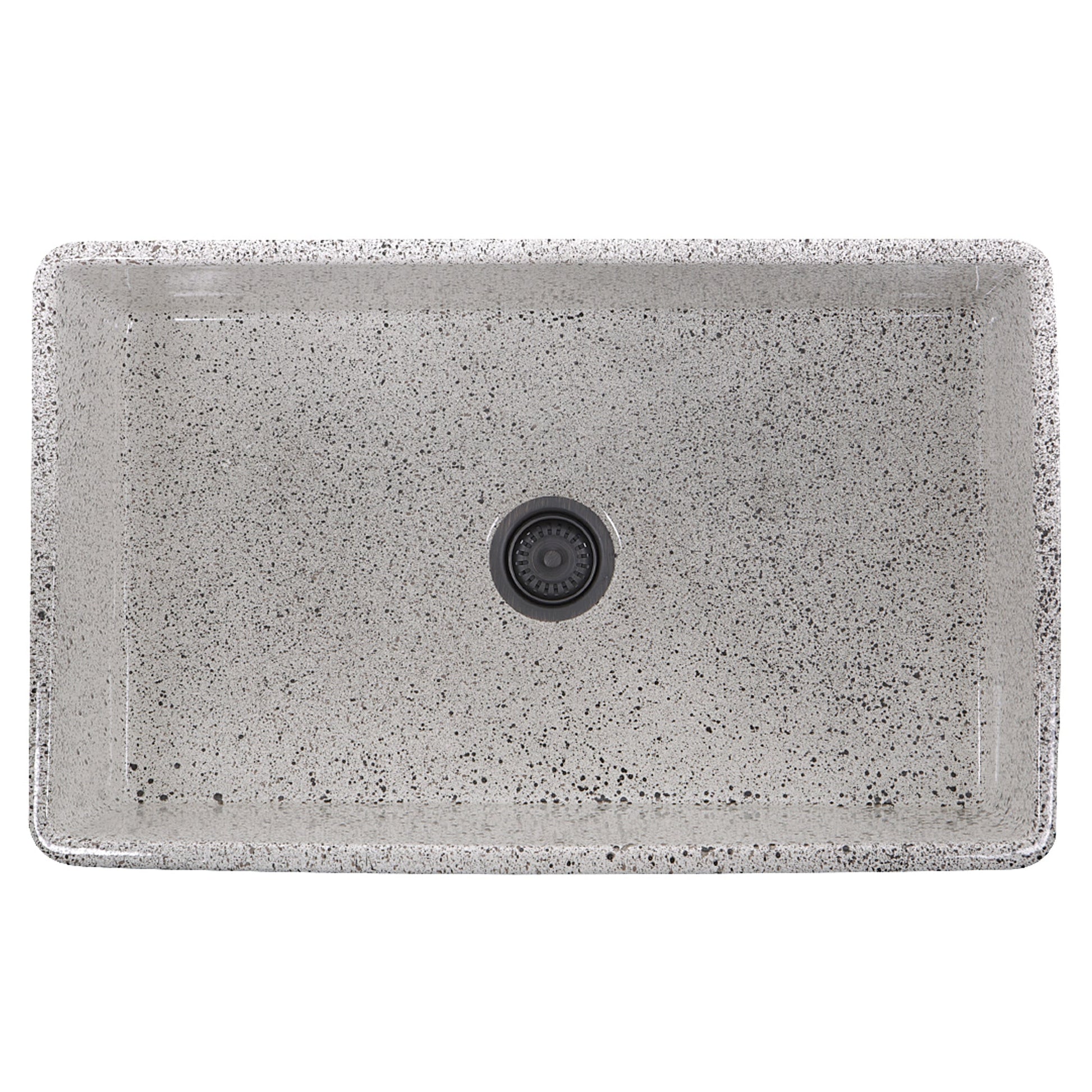 Nantucket Sinks Vineyard Collection 33" Rectangle Undermount Porcelain Enamel Glaze Various neutrals Fireclay Single Bowl Farmhouse Apron Kitchen Sink With Pietra Sarda Finish