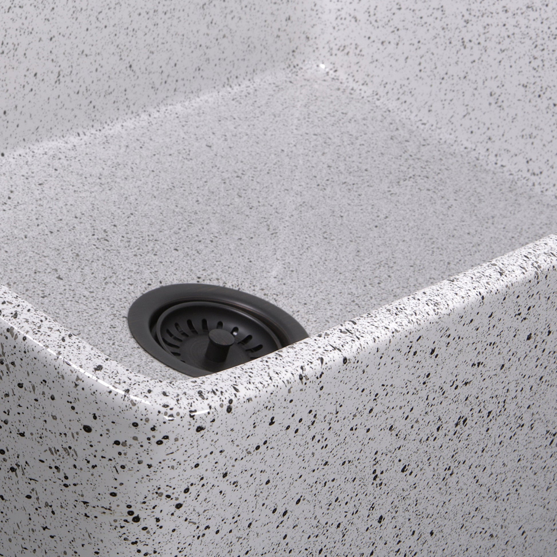 Nantucket Sinks Vineyard Collection 33" Rectangle Undermount Porcelain Enamel Glaze Various neutrals Fireclay Single Bowl Farmhouse Apron Kitchen Sink With Pietra Sarda Finish