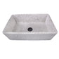 Nantucket Sinks Vineyard Collection 33" Rectangle Undermount Porcelain Enamel Glaze Various neutrals Fireclay Single Bowl Farmhouse Apron Kitchen Sink With Pietra Sarda Finish