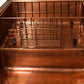 Nantucket Sinks X Studio Dearborn Smooth Copper Undermount Rectangular Kitchen Sink