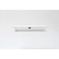 NovaSolo Halifax 32" Classic White Mahogany Floating Wall Shelf